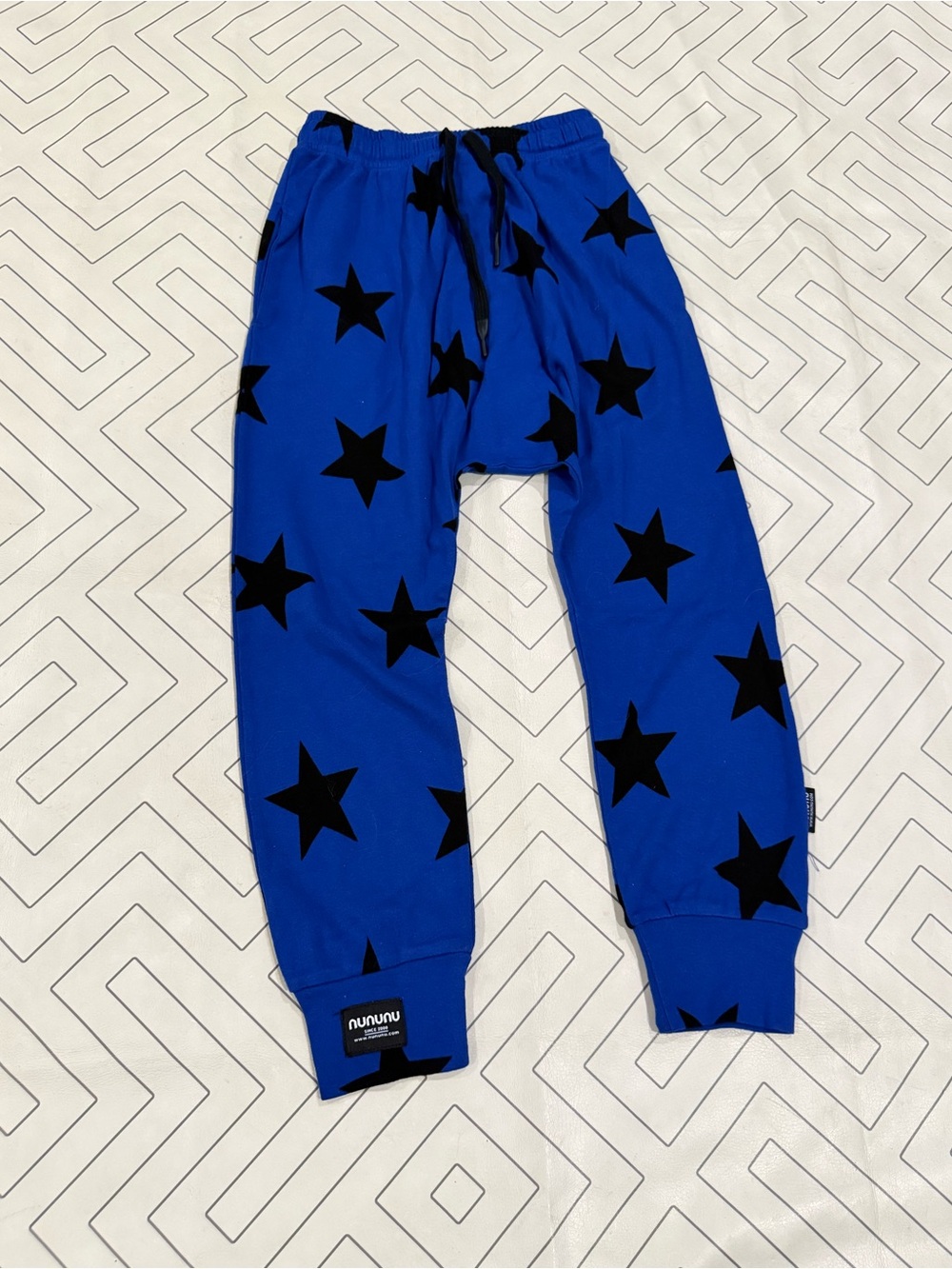 NWT Nununu Kids Blue Star Print Pants